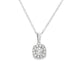 Created White Sapphire Necklace