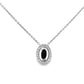 Onyx & Diamond Necklace