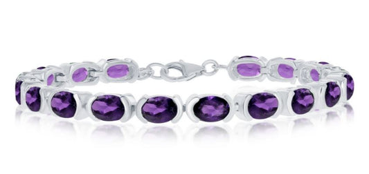 12.37 CTW Amethyst Bracelet