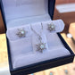 Snowflake Simulated Opal Necklace