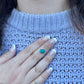 Created Turquoise Necklace