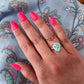 Pear Shape Larimar Ring