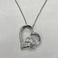 Princess Diamond Paw Pendant