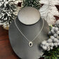 Onyx & Diamond Necklace