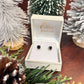 1.30 CTW Sapphire Gold Plated Studs