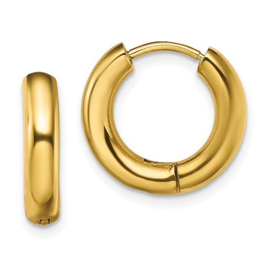 Gold Tone Plated Huggies