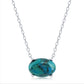 Created Turquoise Necklace
