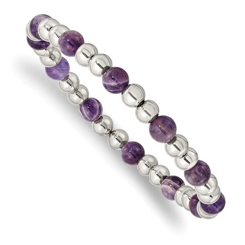 Amethyst Stretch Bracelet