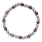 Amethyst Stretch Bracelet