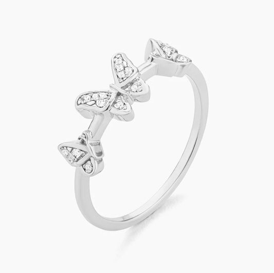 Butterfly Trio Ring