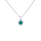 Created Emerald Necklace